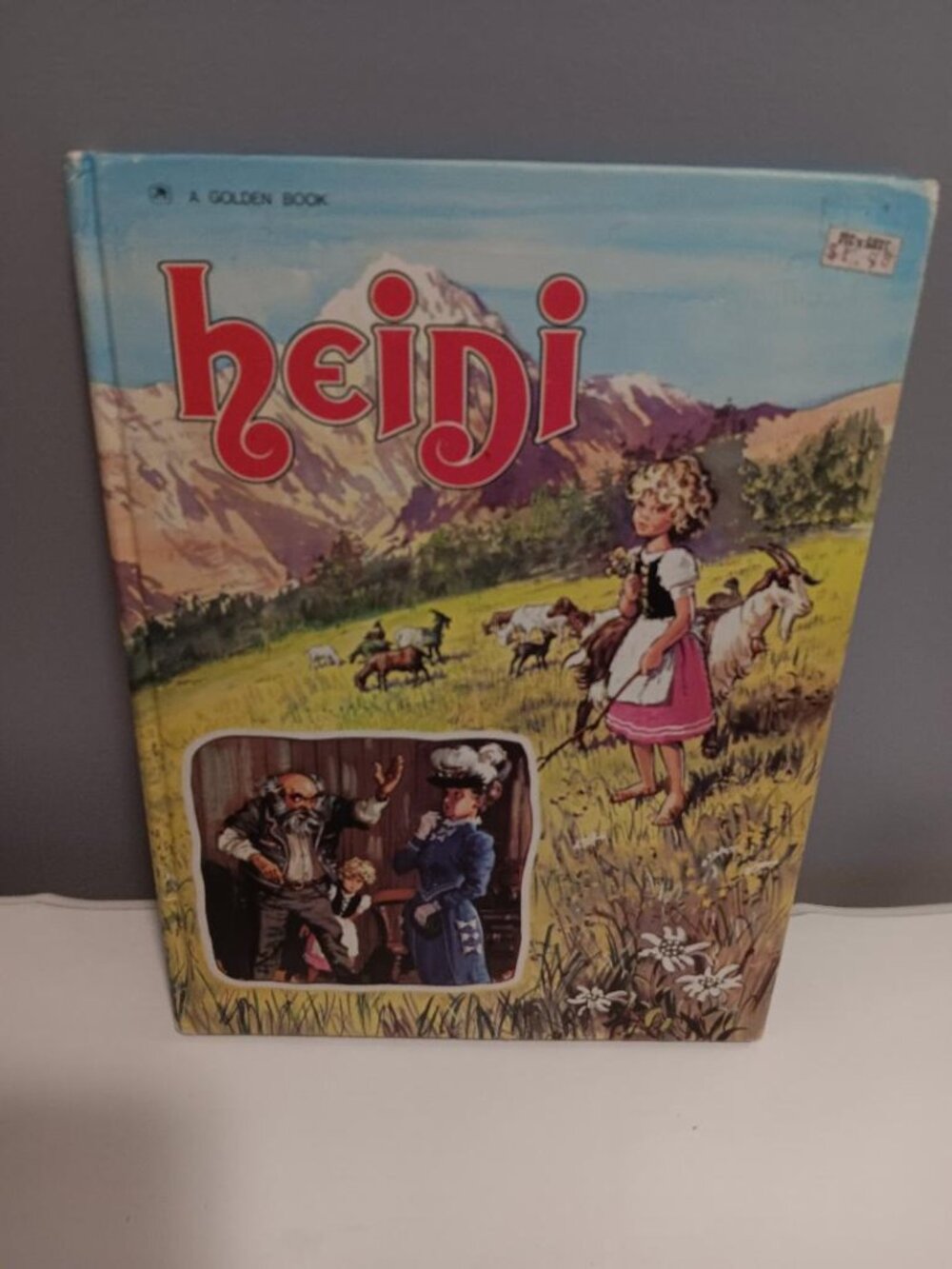Heidi 1975 A Golden Press Golden Book Golden Press EUC